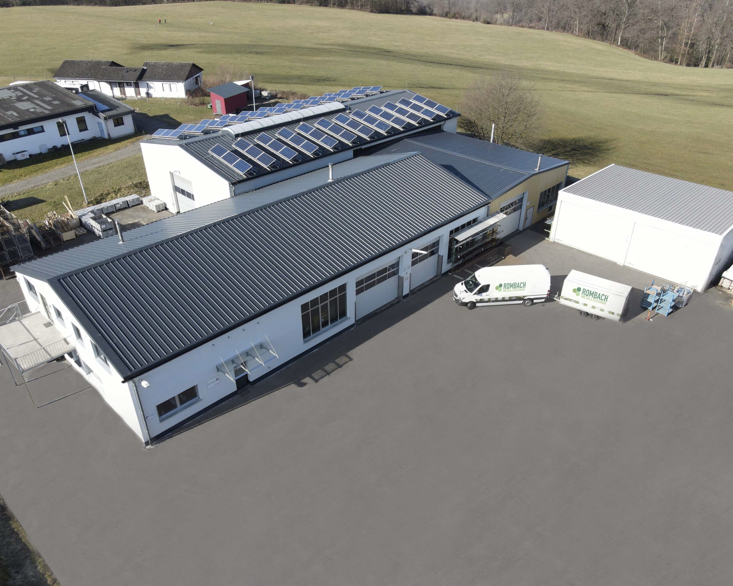 Rombach Firmengebäude Luftansicht
