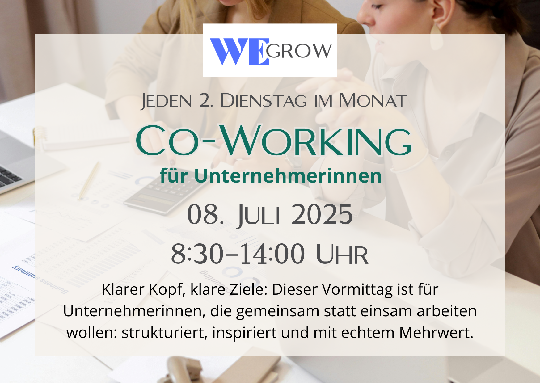 Coworking für Unternehmerinnen Grafik