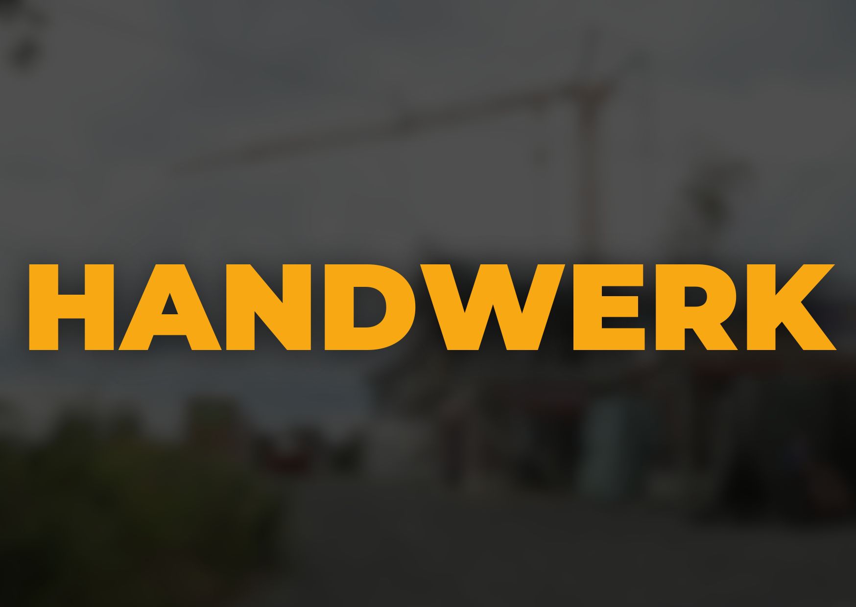 Handwerk Studie Titelbild