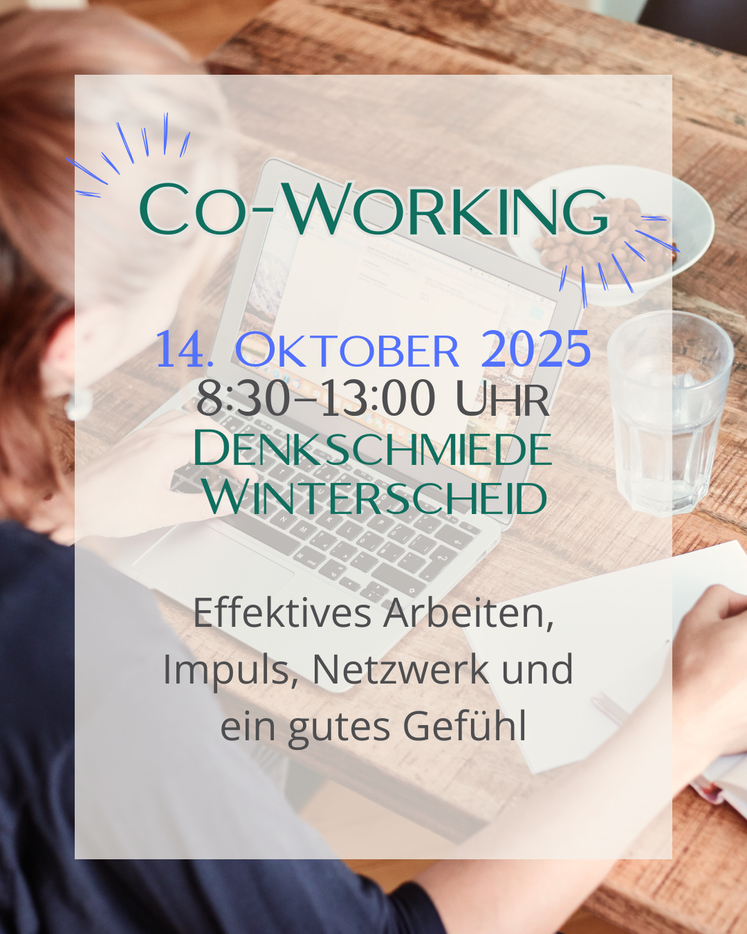 WeGrow CoWork Oktober